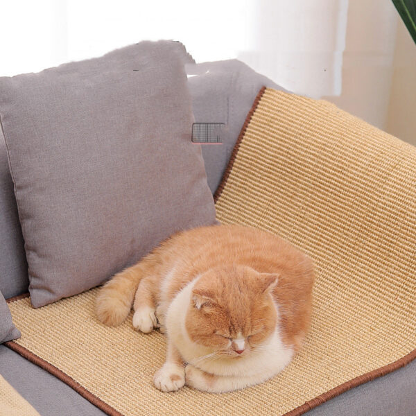 Sisal Mat Cat Scratch Board Wear Resistant No Dandruff - Image 3