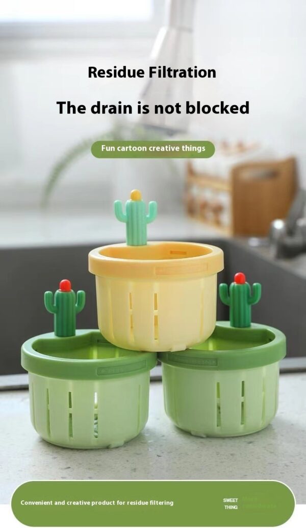 Cactus Sink Filter Basket Kitchen Innovative Filter Screen Kitchen Gadgets - Image 6